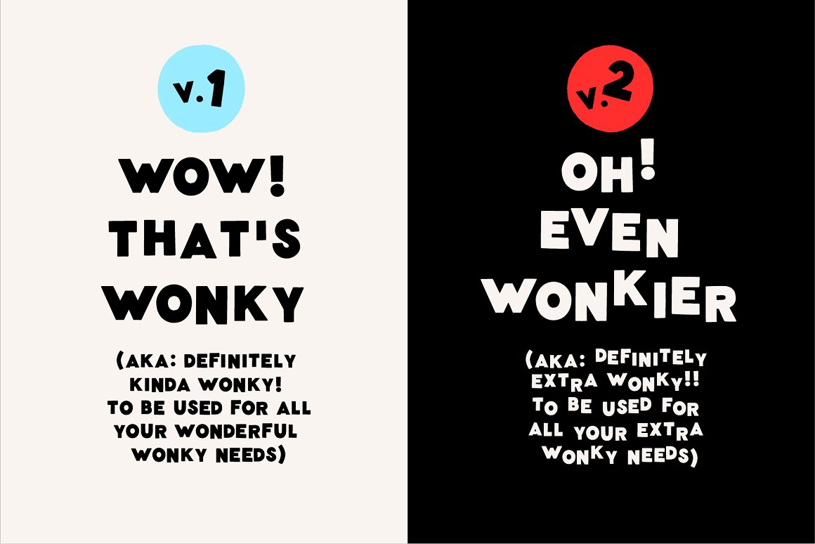 Wonky Font!