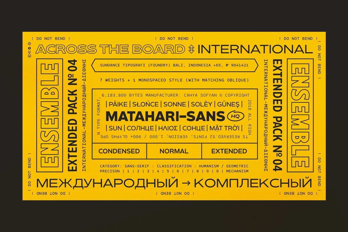 Matahari Sans