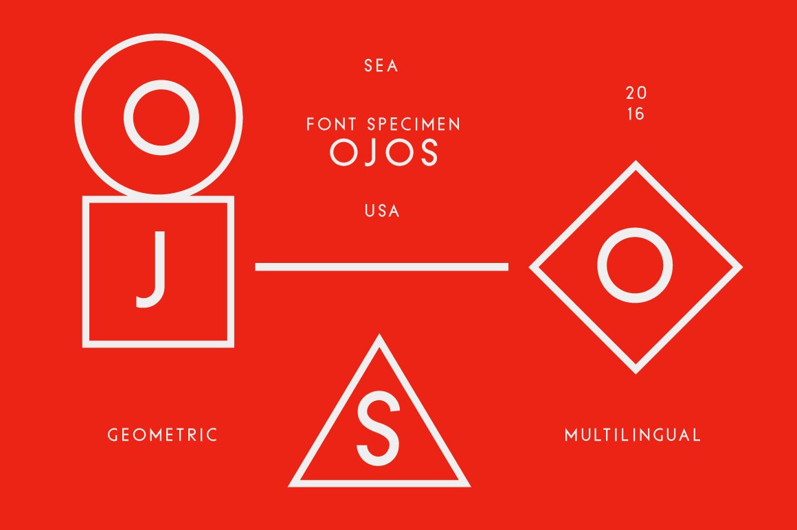 Ojos Sans Serif Font