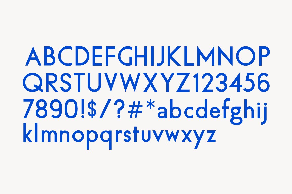 Ojos Sans Serif Font