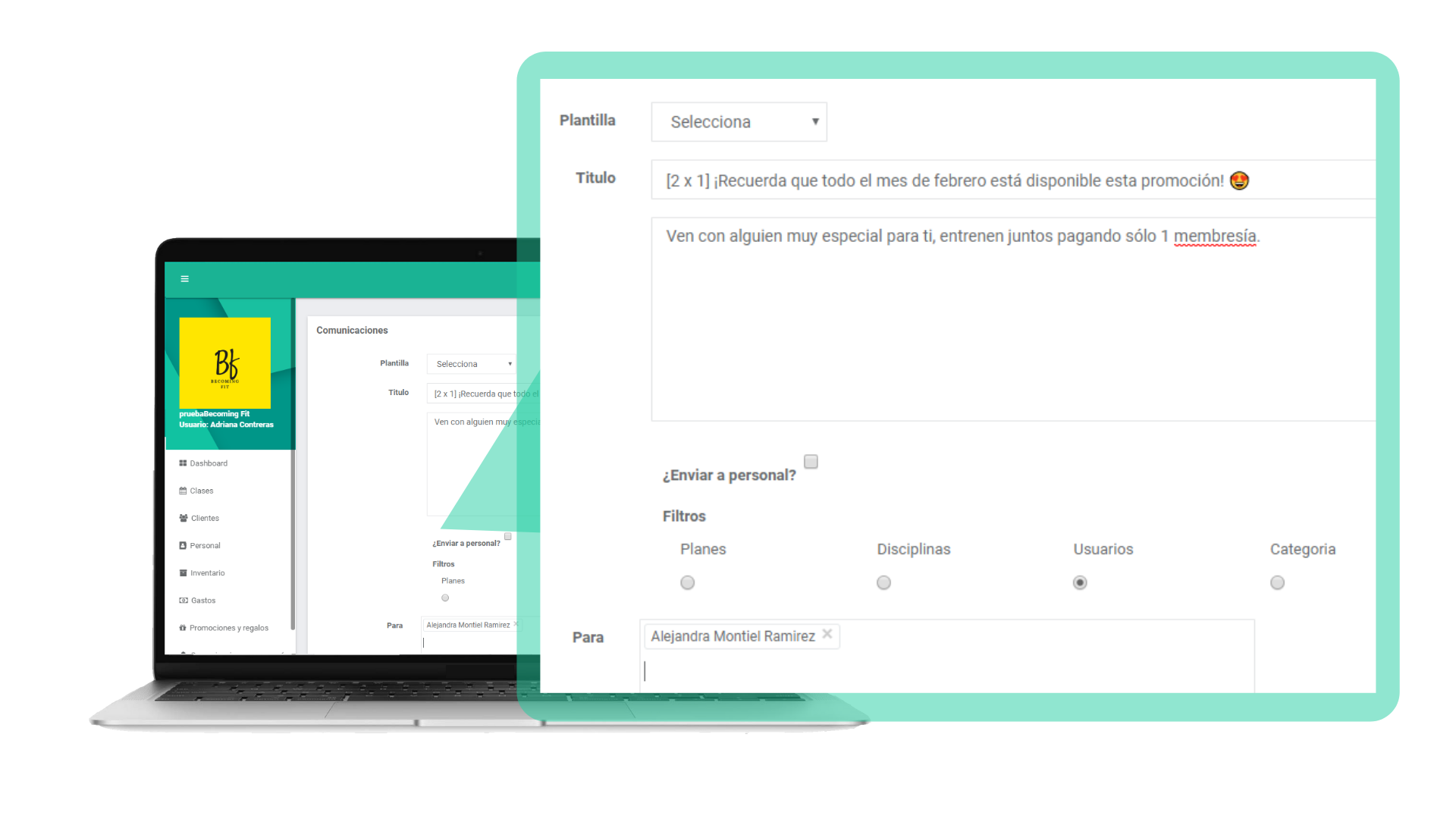 email marketing con Fitco