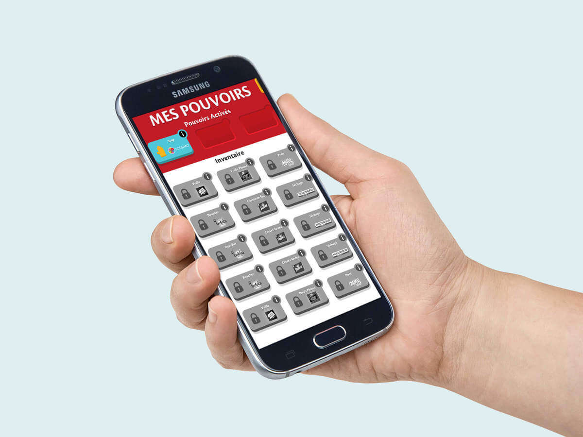 Développement image de marque application mobile et mini-jeu
