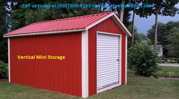 Vertical Mini Storage Terrapin Steel Buildings