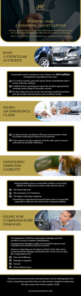 When To Hire A Personal Injury Lawyer