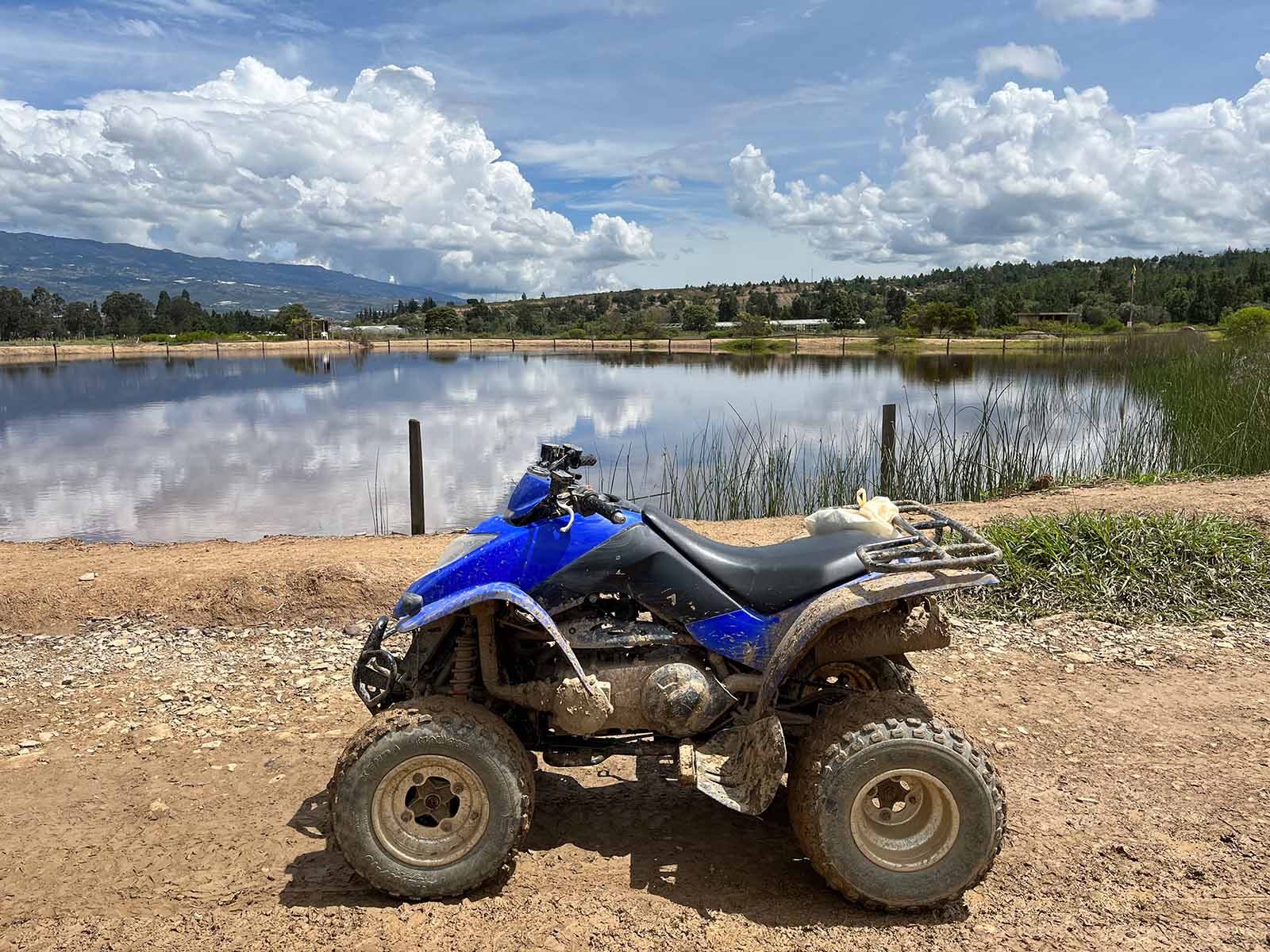 ATV at pozus azul in Villa de Leyva