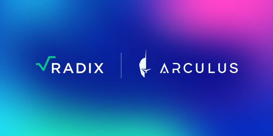 Arculus® Partners With Radix To Support MFA  | The Radix Blog | Radix DLT cover image