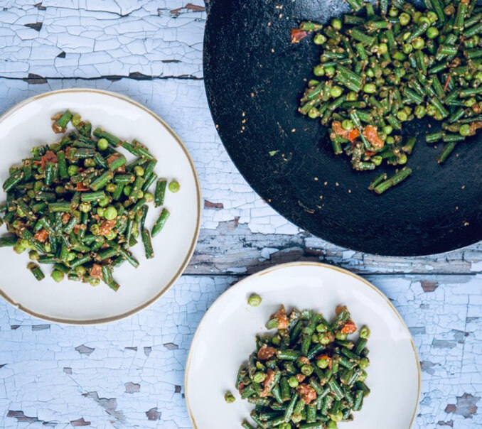 Sautéed Green Beans, the Gujarati Way