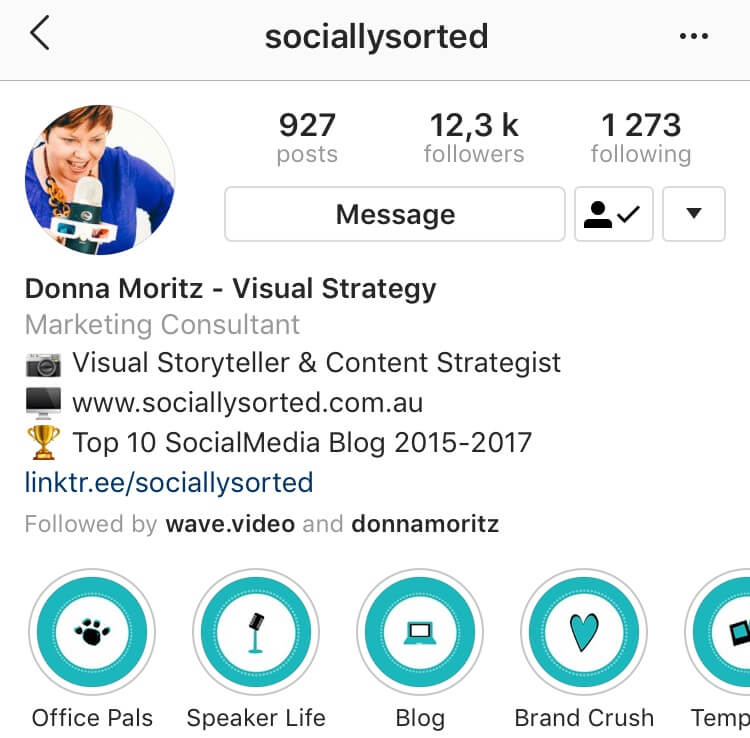 insta-bio