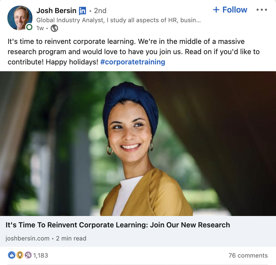 Josh Bersin is an HR analyst