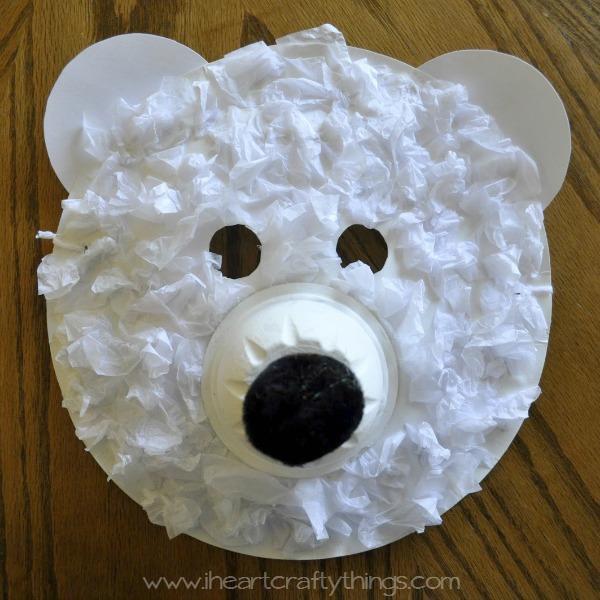 Polar Bear Mask via I Heart Crafty Things