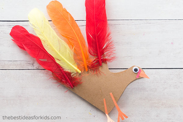 hand turkey craft