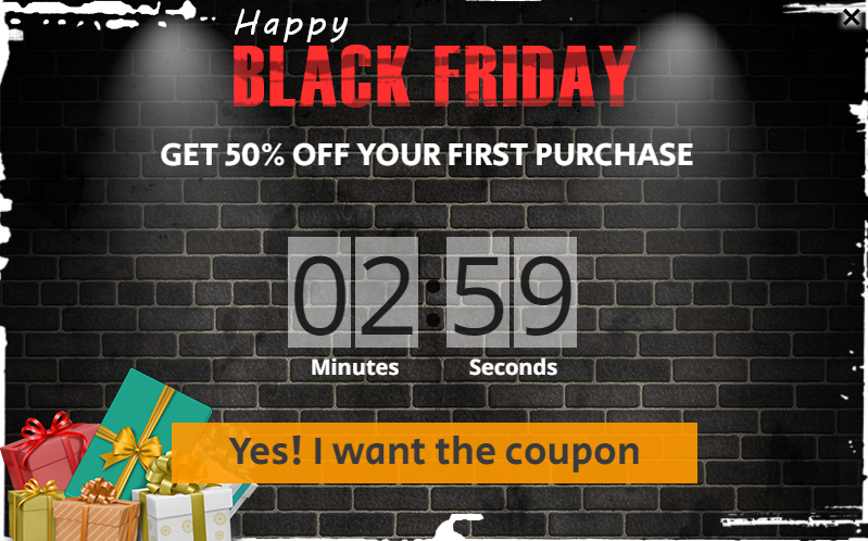 black friday discount