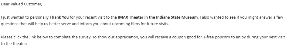 iMax Survey