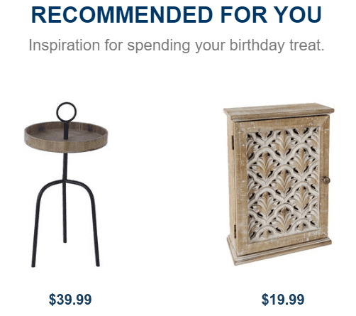 At Home's offers for "Insiders"