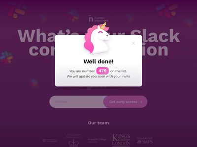 FOMO product launch to collect emails