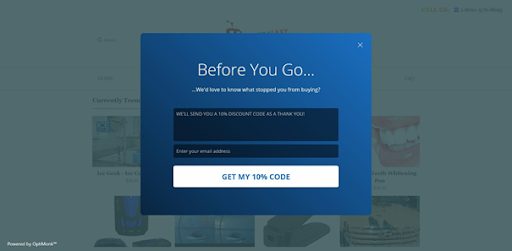 Feedback surveys to collect emails