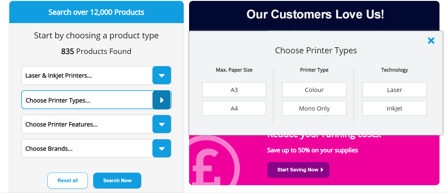 example of site search micro conversions