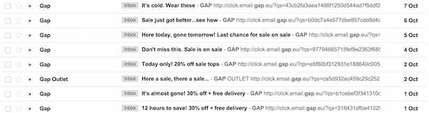 pushy sales emails