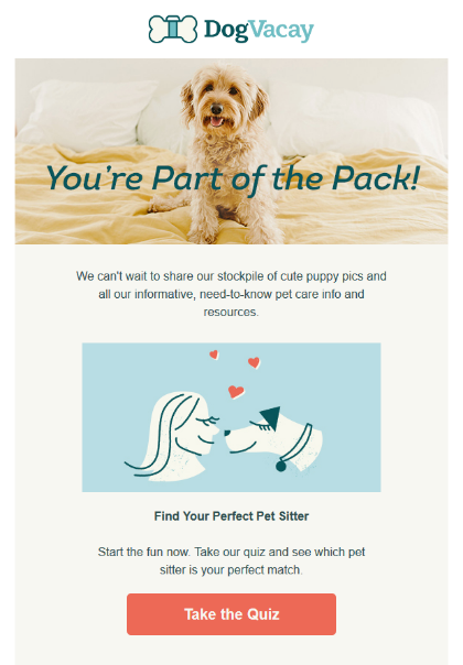 example of engaging new subscribers in welcome emails