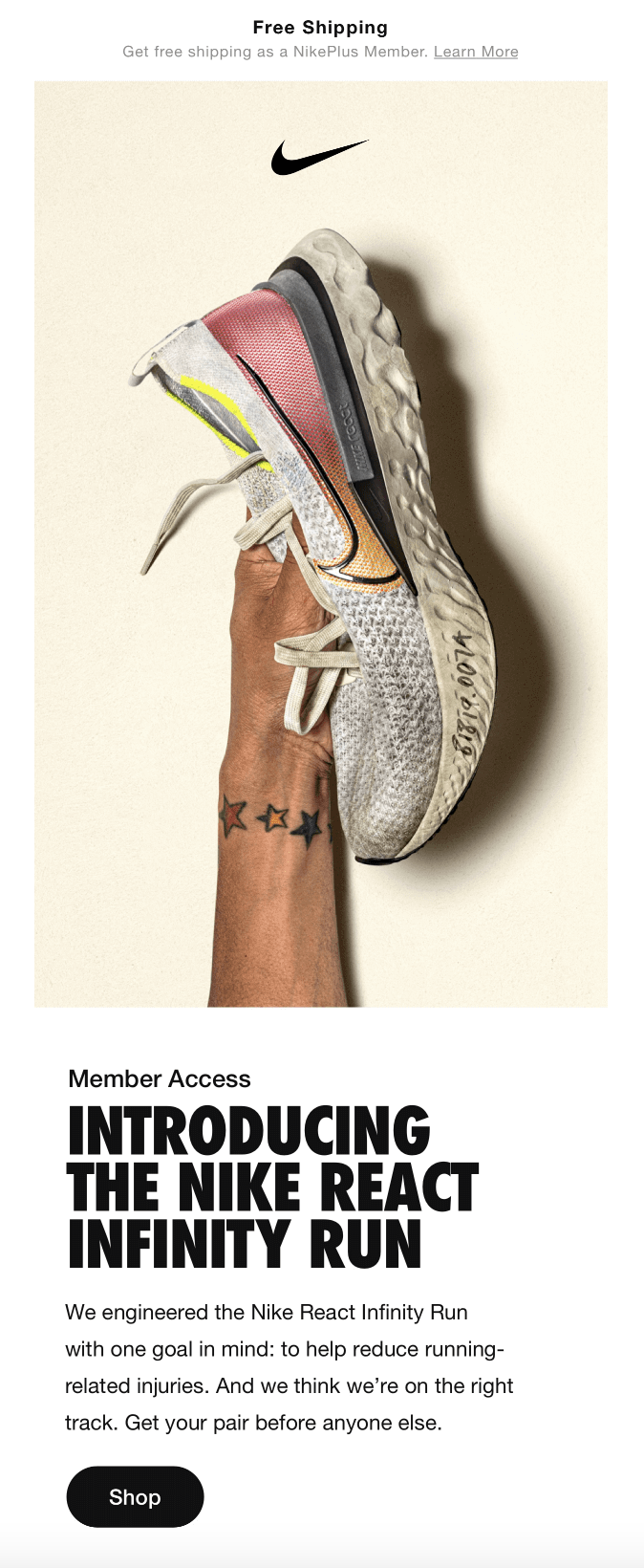 nike ecommerce emails