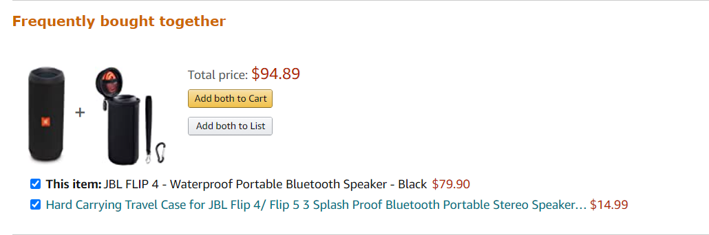 Example of complementary bundling pricing strategy
