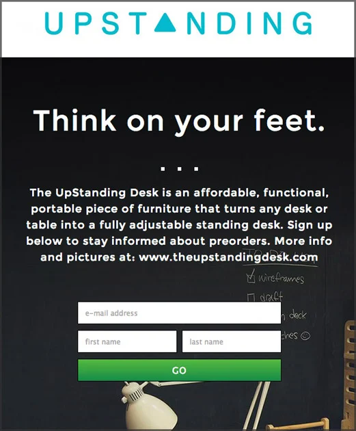 example of gated content landing page