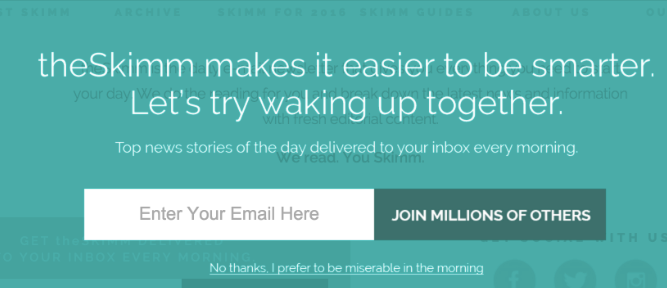 example of how Shopify email popups can use social proof in the call to action button