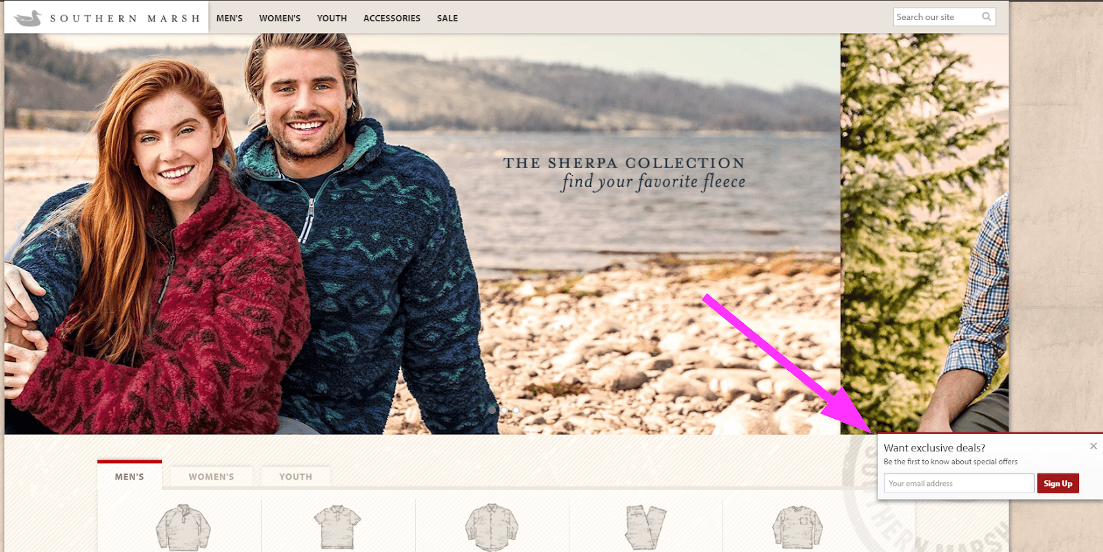 example of opt in bars