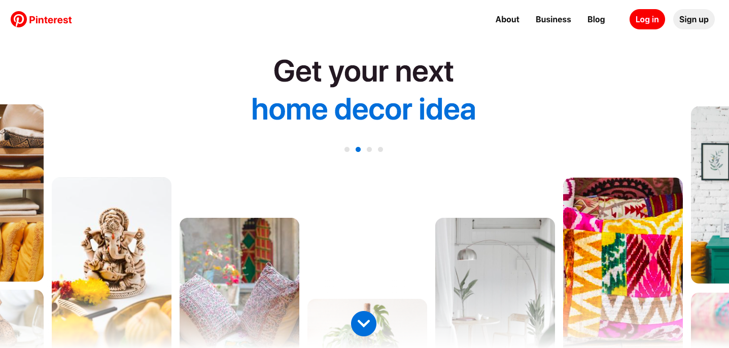 Pinterest example of home decor
