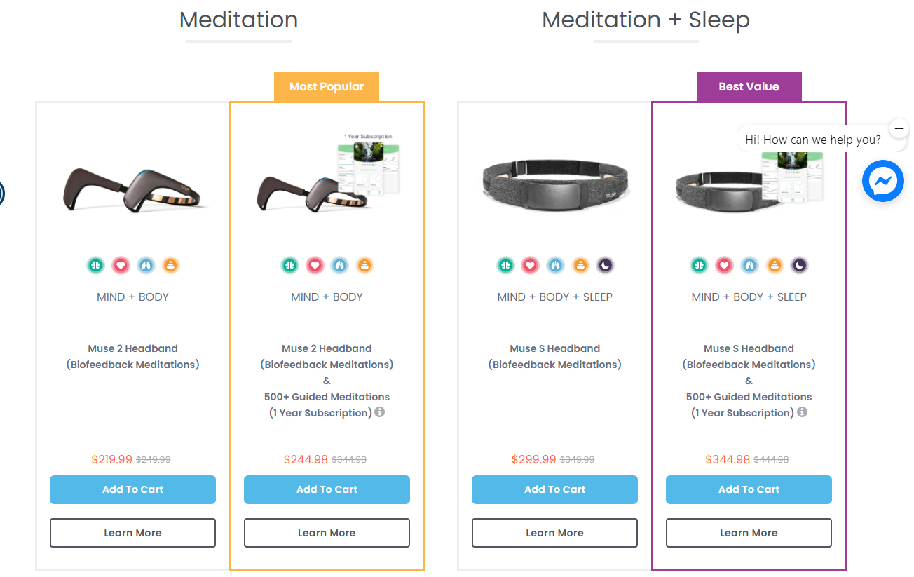 Choose Muse high value subscriptions