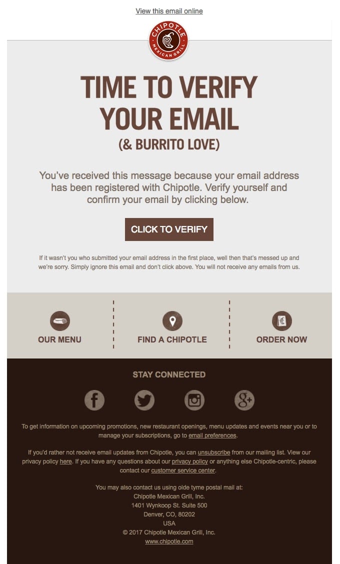 example of transactional email with good design and copy