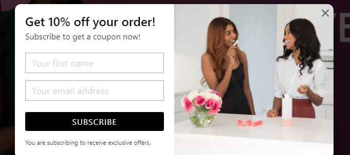 example of value prop in the web form to improve conversions