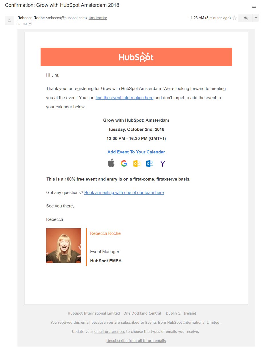 HubSpot drip email campaign 1