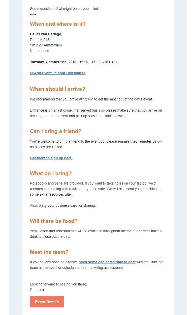 HubSpot drip email campaign 2
