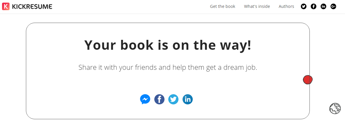 thank you landing page examples