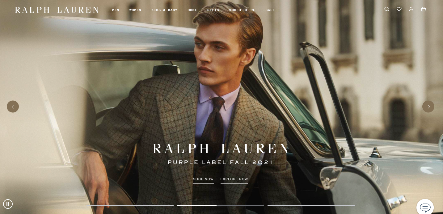 Example of improving visual clarity on carousel images by Neiman Marcus