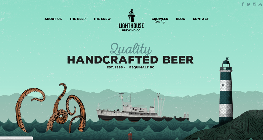 Example of homepage alternative to carousel images