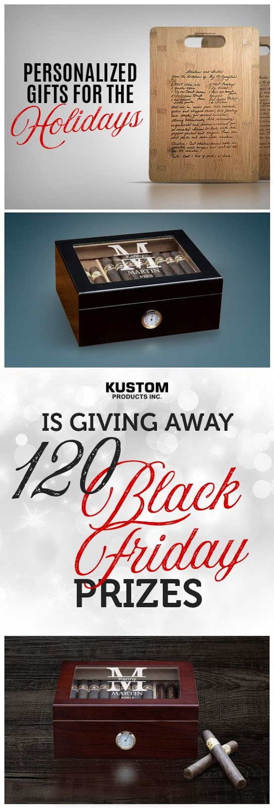 Black Friday email marketing by Kustom Products