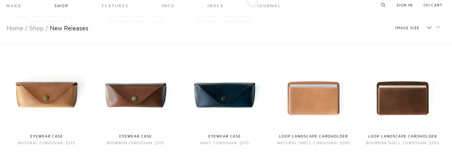 product display example from Makr