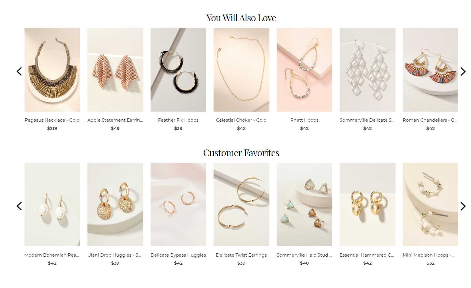how to display products: example from Stelladot