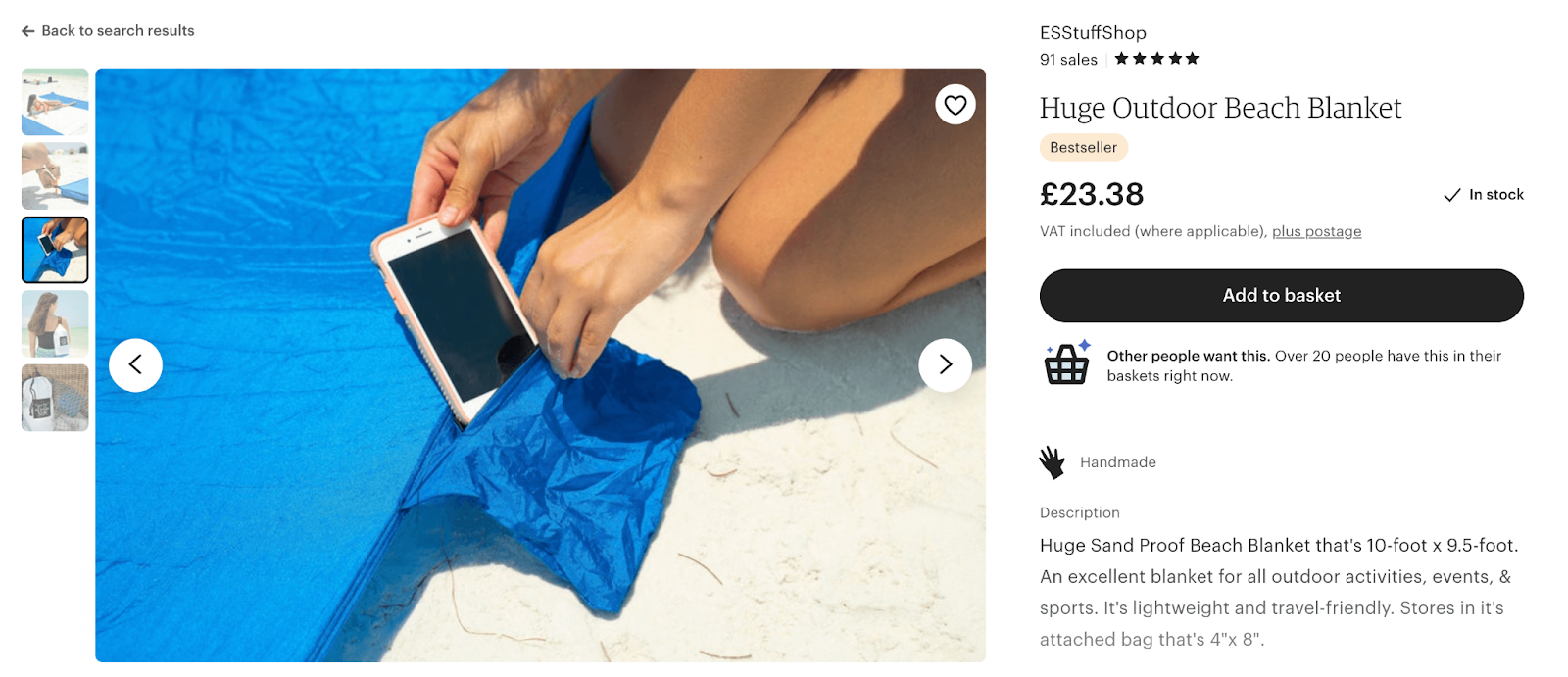 Example of behavioral targeting by optimizing for high purchase-intent actions