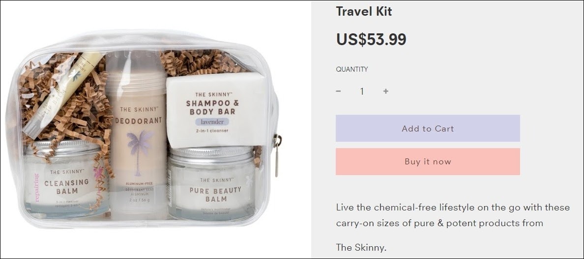 Skinny & Co has great product bundling options