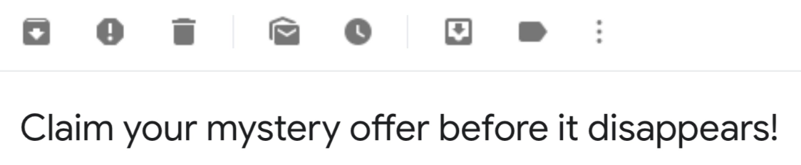 email sales promotion by American Eagle