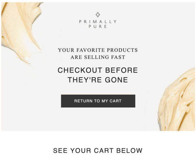 example of sales promotion idea by Primarily Pure