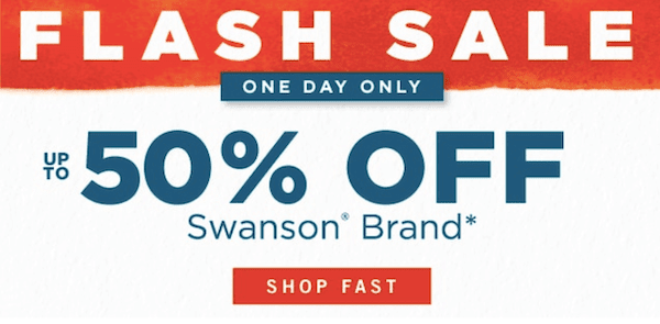example of sales promotion idea by Swanson Vitamins