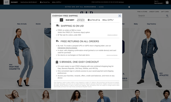 example of threshold-based offers