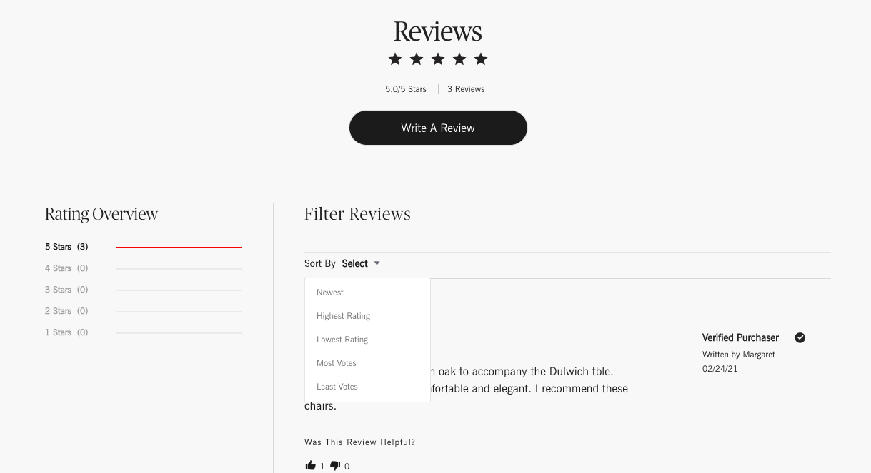 example of customer reviews as social proof