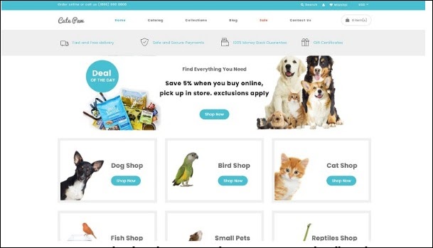 a) Make site navigation intuitive and fast with category pages
