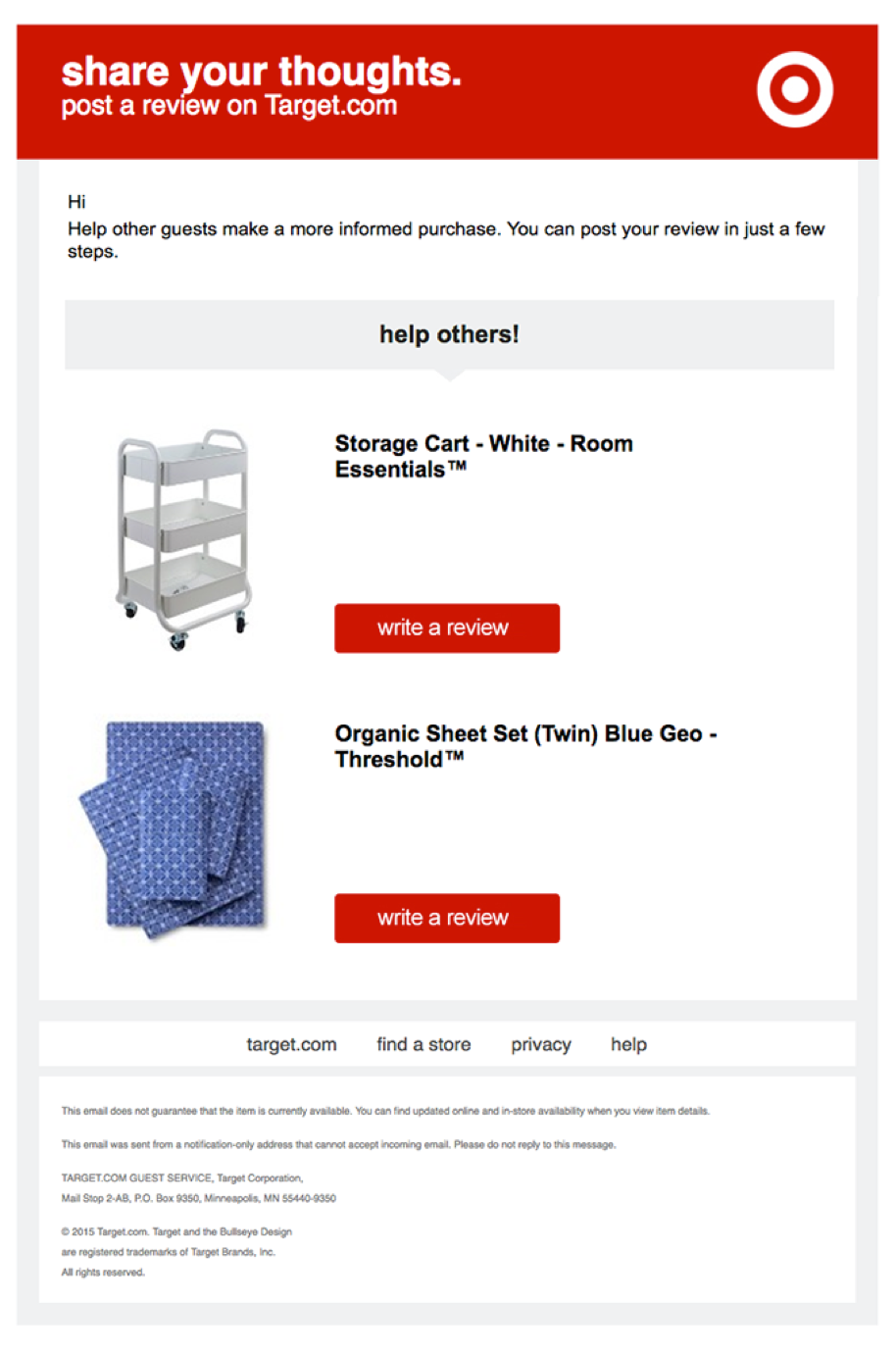 Example of Ben Franklin effect by Target