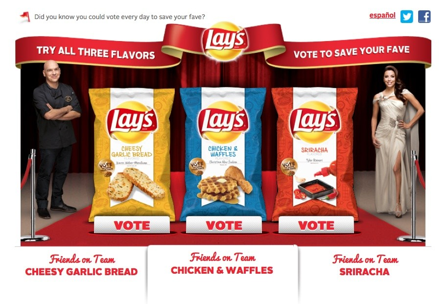 Example of Ben Franklin effect in Lay’s campaign
